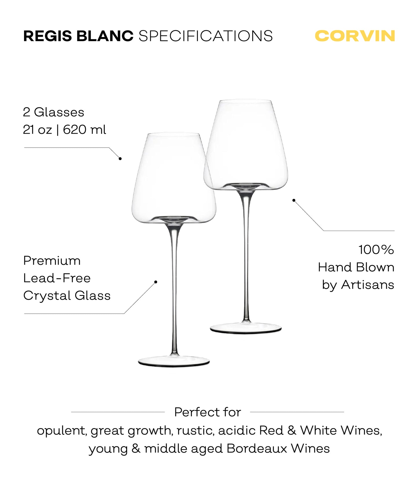 Regis Blanc (set of 2)