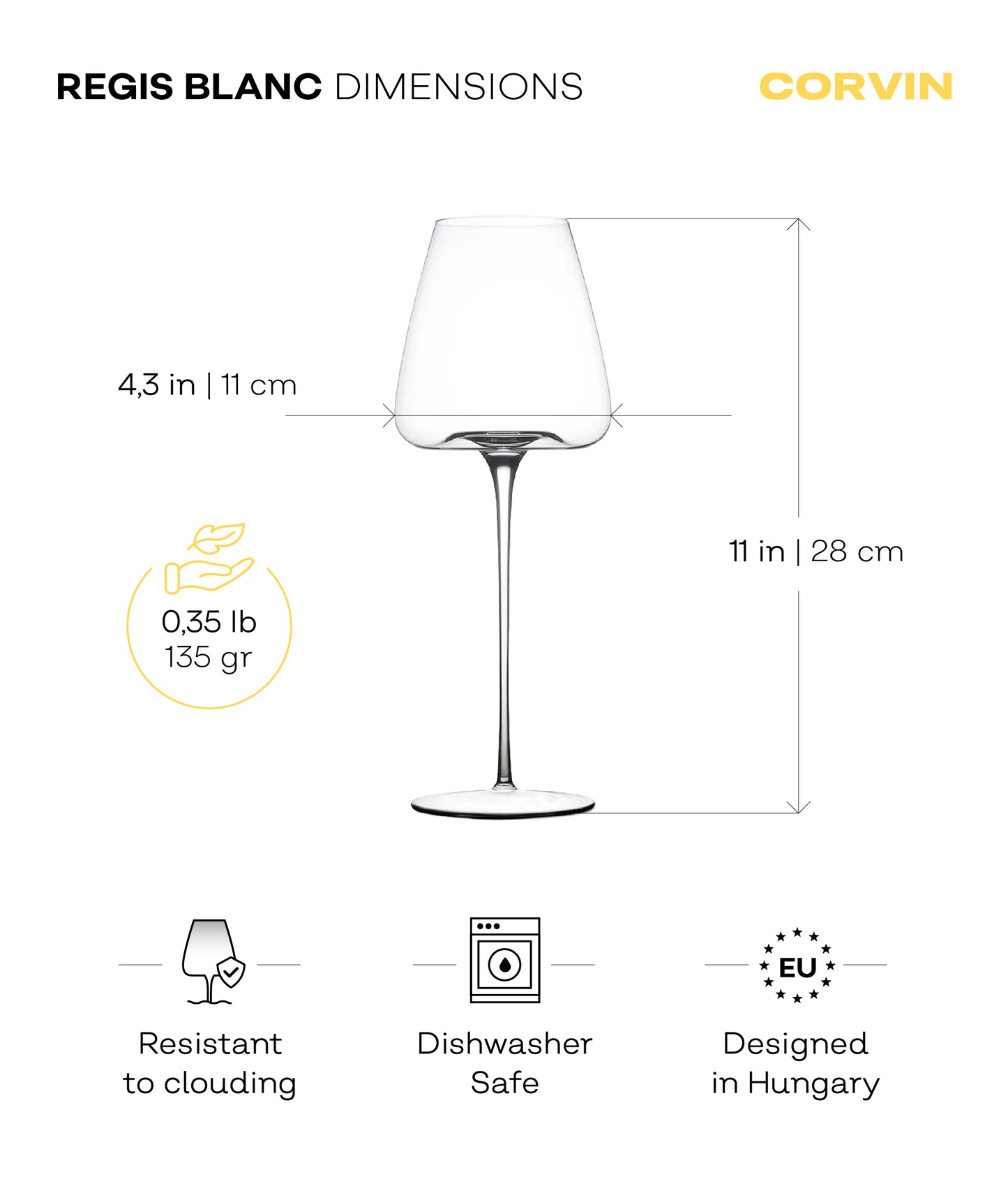 Regis Blanc (set of 2)