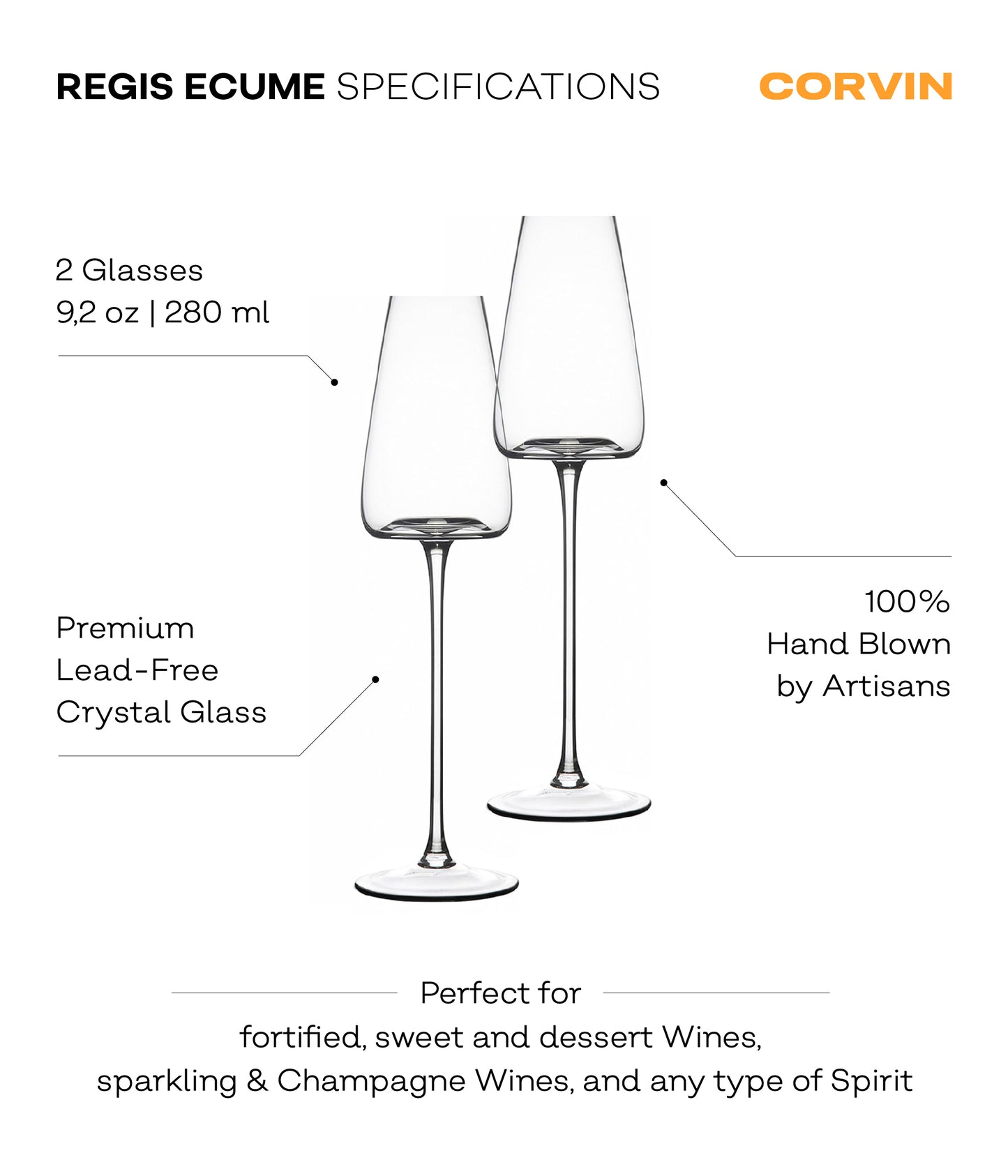 Regis Ecume (set of 2)